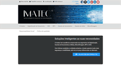 Desktop Screenshot of imatec.com.br